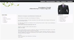 Desktop Screenshot of europeantouchalterations.com